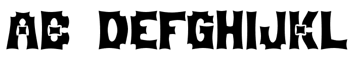MortumHead Ghomout Font UPPERCASE