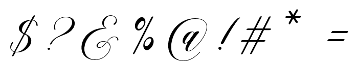 Mortyni-Regular Font OTHER CHARS
