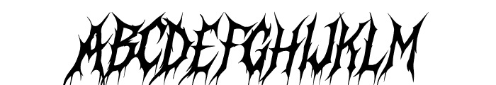 Morvanh Italic Font UPPERCASE