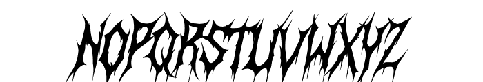 Morvanh Italic Font UPPERCASE