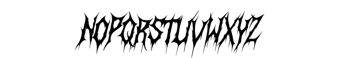 Morvanh Italic Font LOWERCASE