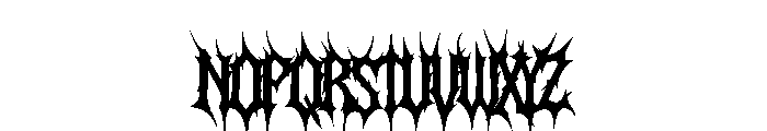 Morveth Regular Font UPPERCASE