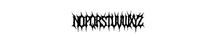 Morveth Regular Font LOWERCASE