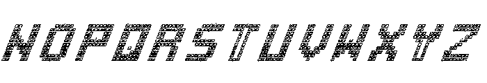 Mosaic Stone Font UPPERCASE