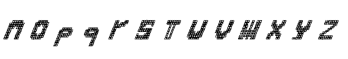 Mosaic Stone Font LOWERCASE