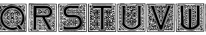 Mosaic_Initials Font LOWERCASE