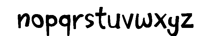 Mosart Font LOWERCASE