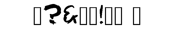 Moshin Regular Font OTHER CHARS