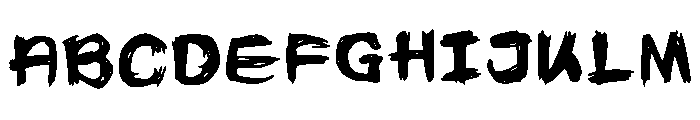 Moshin Regular Font UPPERCASE