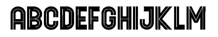 Moskavic Font UPPERCASE