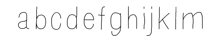 Mossy Font LOWERCASE