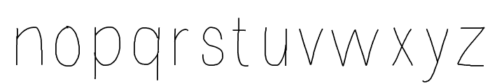 Mossy Font LOWERCASE