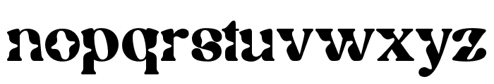 Mostera-Regular Font LOWERCASE