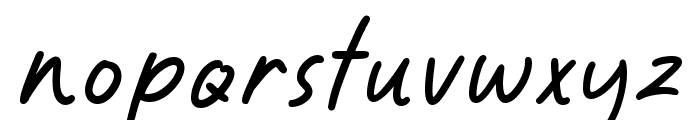 Mostlove Beauty Font LOWERCASE