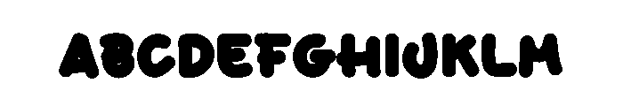 Mother Happy1 Font UPPERCASE