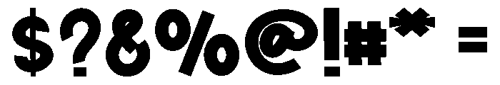 Mother Mood Font OTHER CHARS