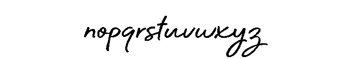 Mother Nature Font LOWERCASE