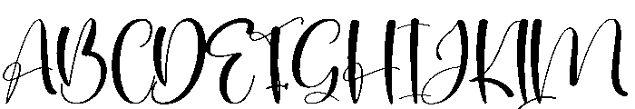 Motherday Font UPPERCASE