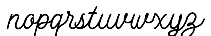 MotherlineDEMO Font LOWERCASE