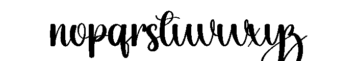 Motivation Font LOWERCASE