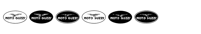 MotoGuzzi Font OTHER CHARS