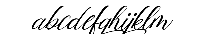 Mottingham Elegant Calligraphy Font LOWERCASE
