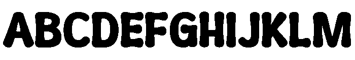 Mouldy Cheese Regular Font UPPERCASE