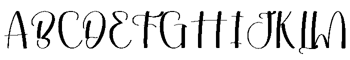 Mountain Date Font UPPERCASE