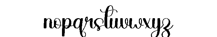 Mountain Date Font LOWERCASE