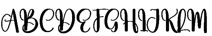 Mountain Park Font UPPERCASE