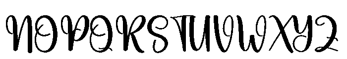 Mountain Park Font UPPERCASE