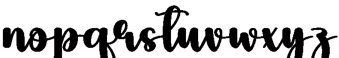 Mountain Park Font LOWERCASE
