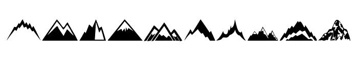 Mountain Font OTHER CHARS