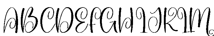 Mountain3 Font UPPERCASE