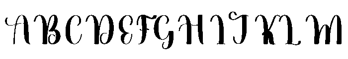 Mountains Font UPPERCASE