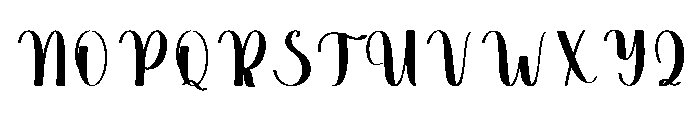 Mountains Font UPPERCASE