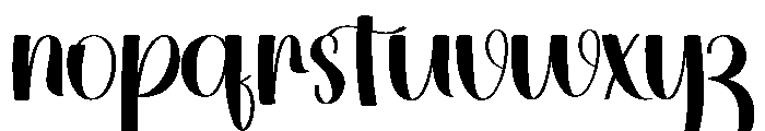 Mountains Font LOWERCASE