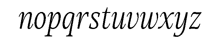 Mountella Demo ExtLt Ita Font LOWERCASE