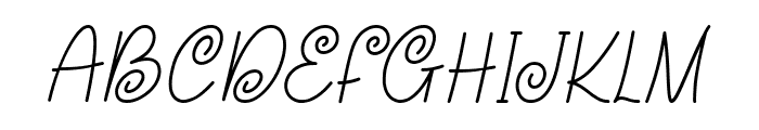 Mourint Font UPPERCASE