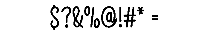Mouse House Font OTHER CHARS