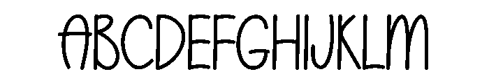 Mouse House Font UPPERCASE