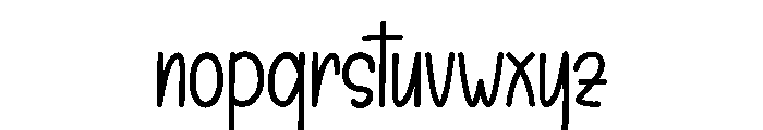 Mouse House Font LOWERCASE