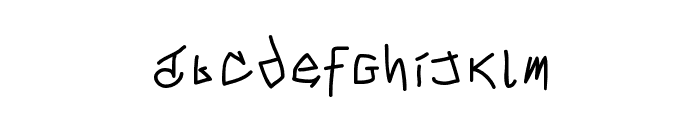 MouseGrafitty Font LOWERCASE