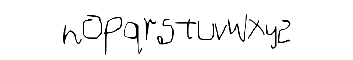 MouseHandwriting Font LOWERCASE