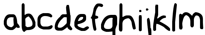 Mousedrawn Font LOWERCASE