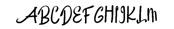 Mouselow Market Font UPPERCASE