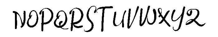 Mouselow Market Font UPPERCASE