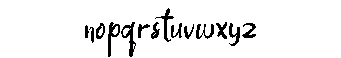 Mouselow Market Font LOWERCASE