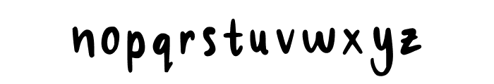 Mousey Regular Font LOWERCASE