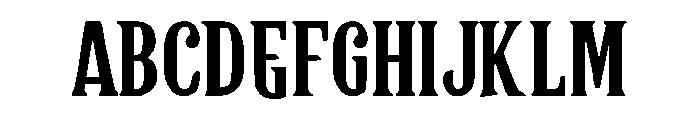 Moustache You Font UPPERCASE
